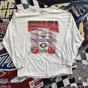 Vintage 2003 Georgia Bulldogs College Football Long Sleeve Shirt